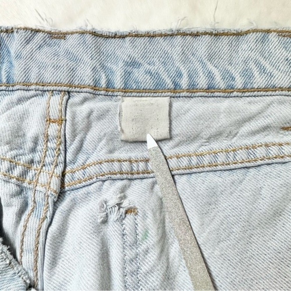 LEVI’S | Orange Tab Vintage Destroyed 560 Jean Shorts/Jorts Sz 29 Custom Cut Off - Picture 10 of 10